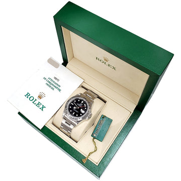 2001 Rolex Explorer II 40mm Black Dial Steel Oyster Watch 16570 Box/Papers/Tag