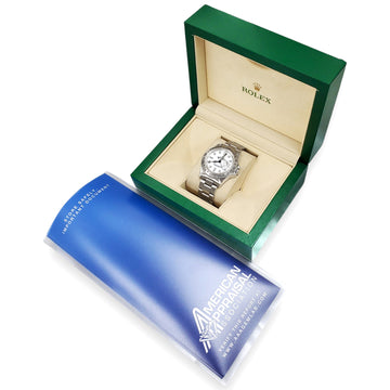 1997 Rolex Explorer II Polar White Steel Oyster 40mm Watch 16570 Box/Appraisal