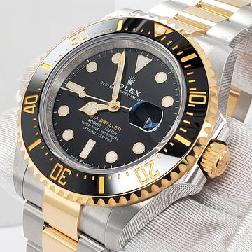Rolex Sea-Dweller 43mm 126603 Black Dial Yellow Gold/Steel Watch 2022 Box Papers