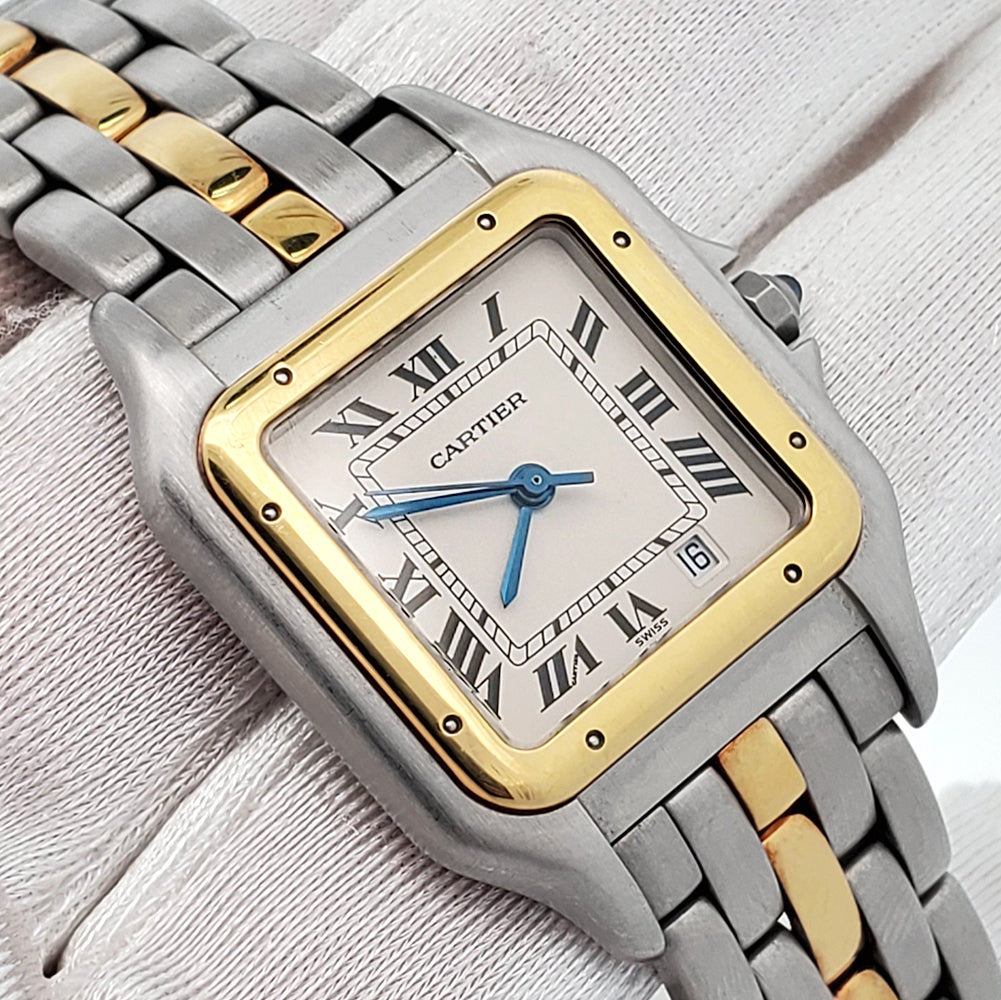 Cartier Panthère Date 26mm Roman Dial Yellow Gold/Steel Quartz Lady Watch 183949 W25028B6