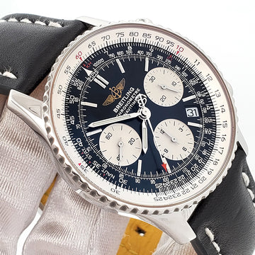 Breitling Navitimer Chronograph 42mm Black Dial Automatic Steel Mens Watch A23322
