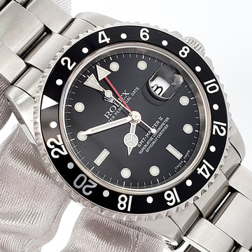 2005 Rolex GMT-Master II 40mm Steel Watch 16710 Papers/Service Papers