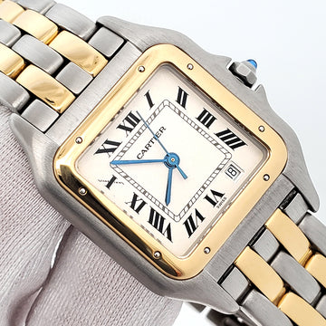 Cartier Panthère Date 26mm Roman Dial Yellow Gold/Steel Quartz Lady Watch 1100 W25028B8