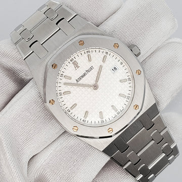 Audemars Piguet Royal Oak Ultra Thin 33mm White Dial Steel Watch 57175ST