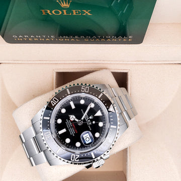 Rolex Sea-Dweller 43mm 126600 Red Line Black Dial 50th Anniversary Watch 2021 Box Papers