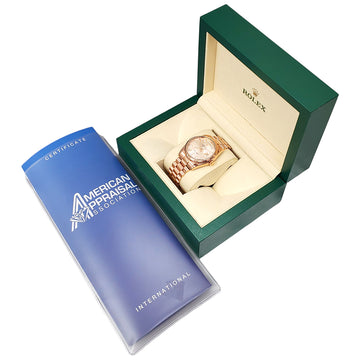 Rolex President Rose Gold Day-Date 118235 F Factory Pink Diamond Dial 36mm Watch Box/Apr