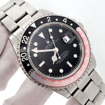 1999 Rolex GMT-Master II Coke Bezel Black Dial Automatic Steel Mens 40mm Watch 16710