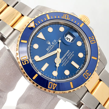 2023 Rolex Submariner Date 41mm Blue Dial 2-tone Yellow Gold/Steel Oyster Watch 126613LB Box/Papers
