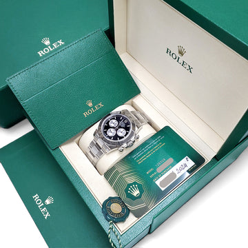 2024 Rolex 18k White Gold Daytona Black Dial 40mm Watch 126509 Box/Papers