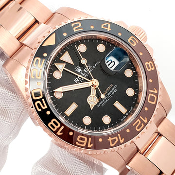 2024 Rolex GMT-Master II Rootbeer 126715CHNR Everose Gold Oyster Watch Box Papers