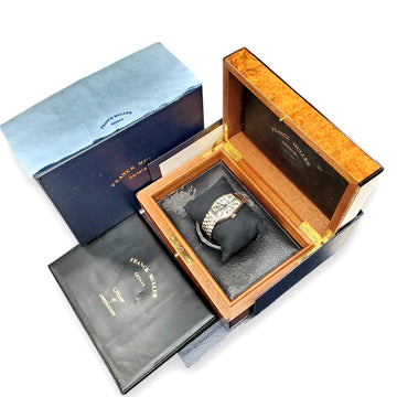 2022 Franck Muller 3-Time Zone Master Banker 32mm x 45mm Steel 5850MB Watch Box Papers