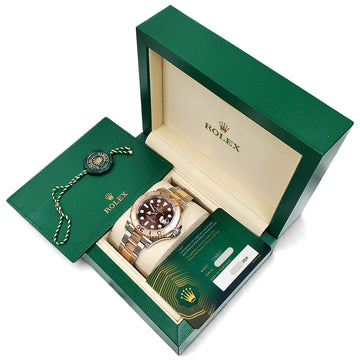 2024 Rolex Yacht-Master 126621 Chocolate Dial 2-tone Everose Gold/Steel 40mm Watch Box Papers