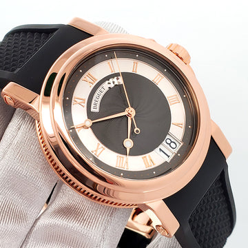 Mint Breguet Marine Rose Gold Big Date 39mm Watch 5817BR/Z2/5V8 with Appraisal