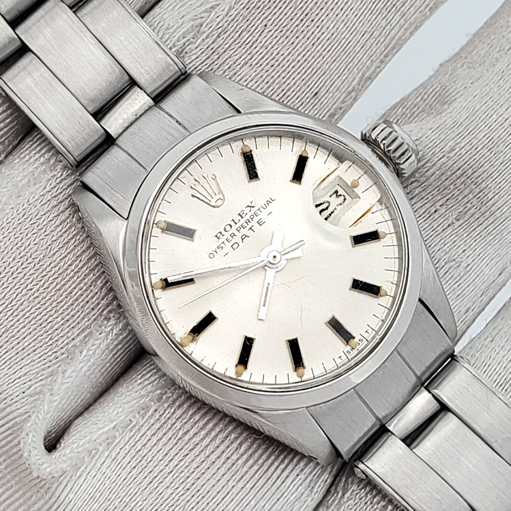 Rolex Vintage Ladies Rolex Date 6516 Oyster Rivet 25mm Watch