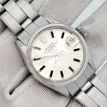 Rolex Vintage Ladies Rolex Date 6516 Oyster Rivet 25mm Watch