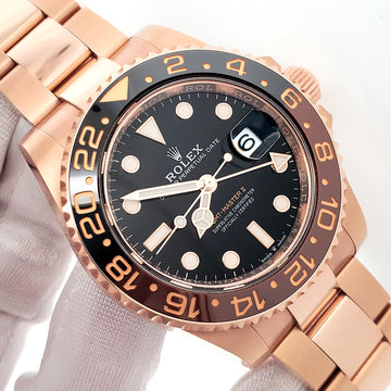 2020 Mint Rolex GMT-Master II Rootbeer 126715CHNR Everose Gold Oyster Watch Box/Papers/Tag