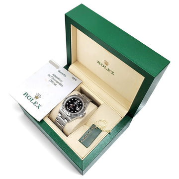 2006 Rolex Explorer II Black Dial Steel Oyster 40mm Watch 16570 Box/Papers/Tag