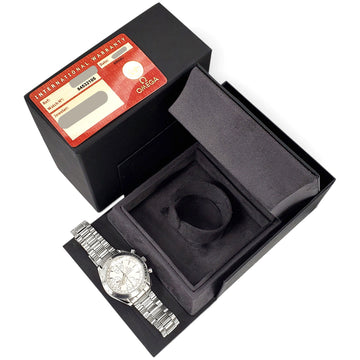 2013 Omega Speedmaster Day Date Chronograph 3221.30.00 Silver Dial Steel 40mm Watch Papers