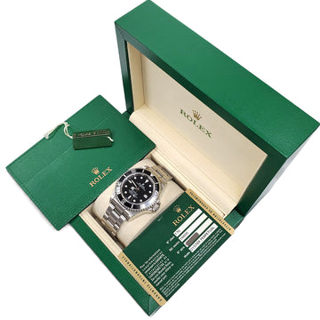 2009 Unpolished Rolex Sea-Dweller Black Dial Oyster Steel 40mm Watch 16600 Box/Papers/Tag