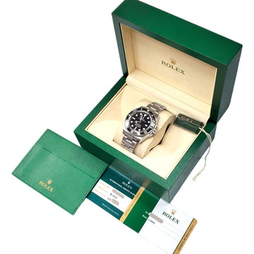 2015 Rolex Sea-Dweller 4000 40mm Ceramic Bezel Steel Watch 116600 Box/Papers/Service Papers/Tag