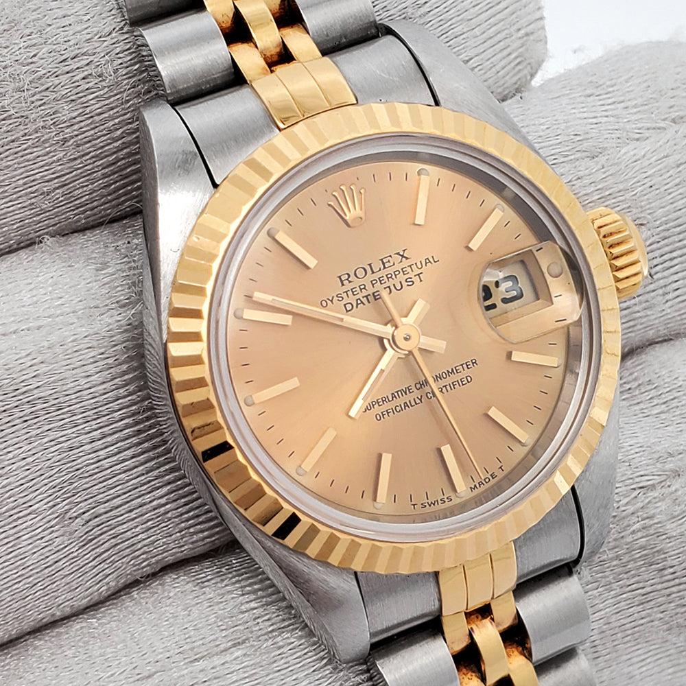 Rolex datejust gold outlet dial