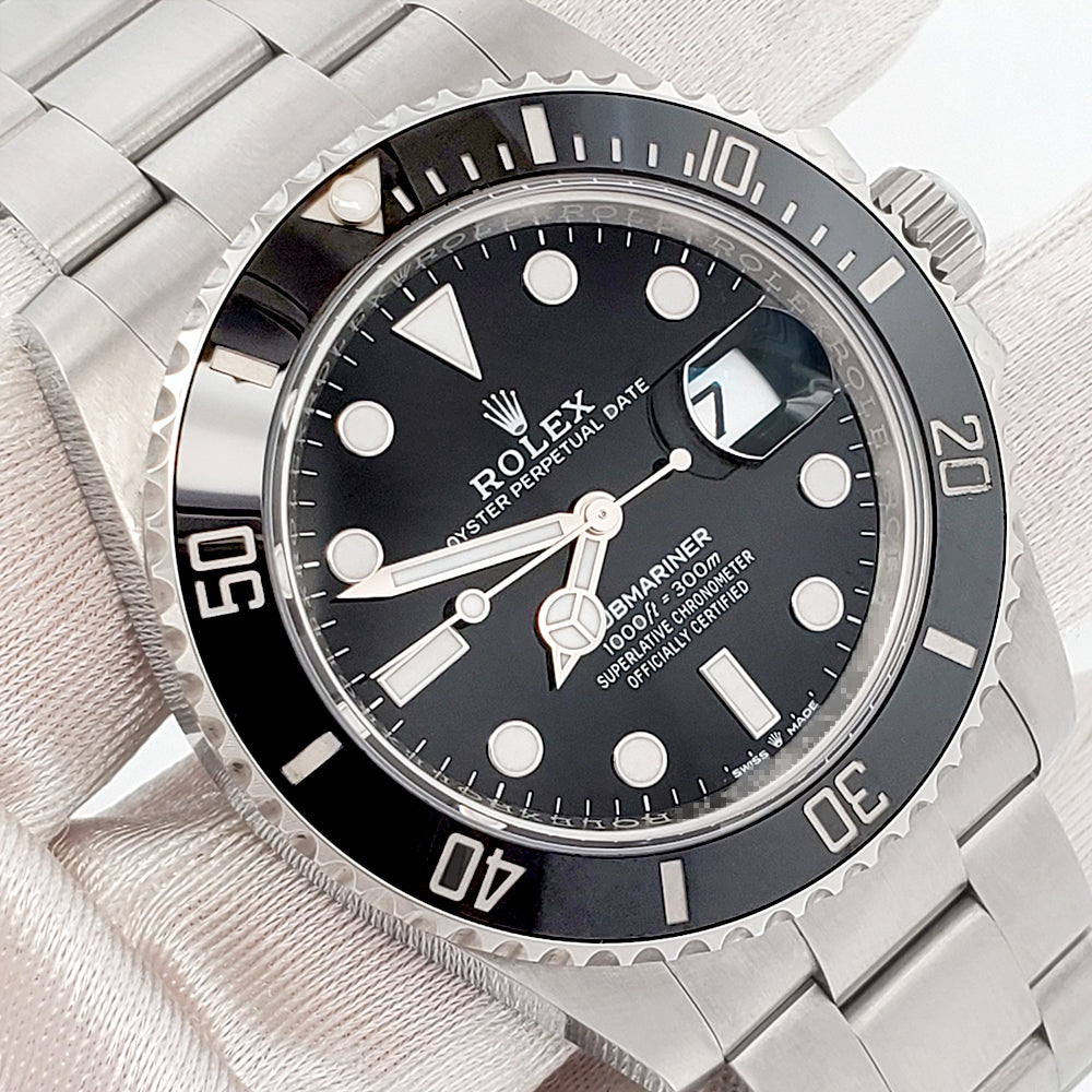 2024 Rolex Submariner Date 41mm Black Dial Cerachrom Bezel Steel Watch 126610LN Box Papers