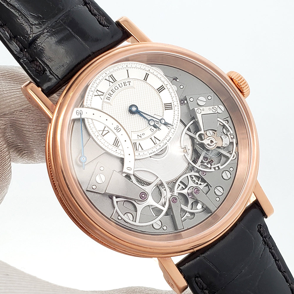 2019 Mint Breguet Skeleton Tradition Retrograde Rose Gold 40mm 7097BR/G1/9WU Watch Box/Papers/Tag