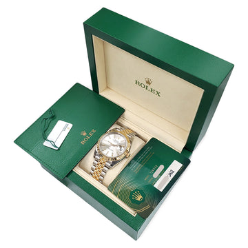 2022 Rolex Datejust 41 126333 Silver Index 2-Tone Yellow Gold/Steel Jubilee Watch Box/Papers/Tag