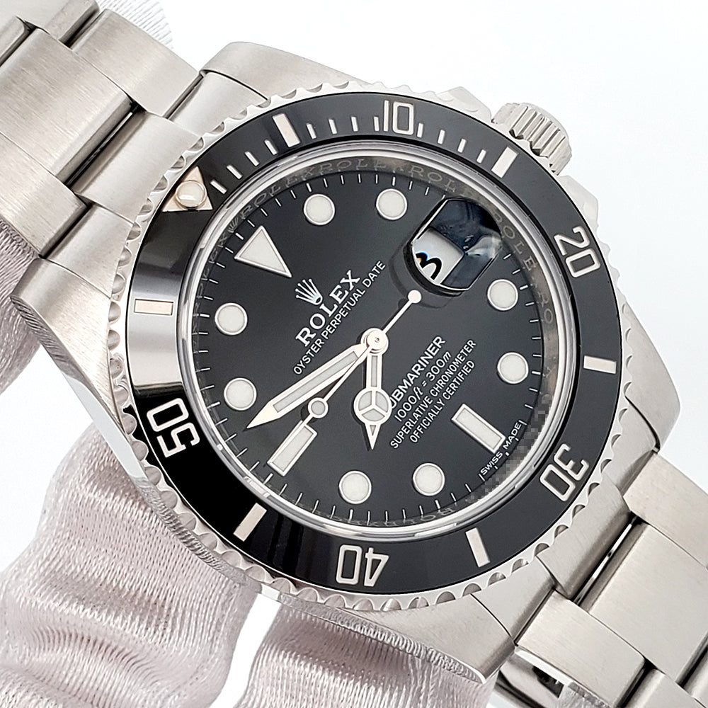 Rolex Submariner Date 40mm Black Dial Steel Watch 116610LN Box Papers