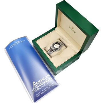 Rolex Datejust Black Tuxedo Dial 116200 Steel Jubilee 36mm Watch Box/Appr