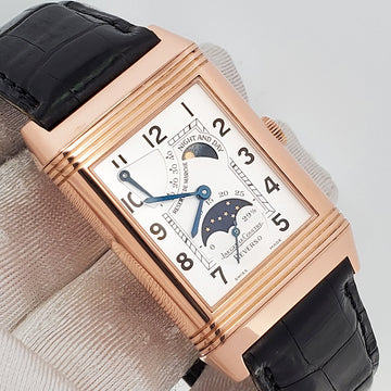 Jaeger-LeCoultre 18k Rose Gold Reverso Sun Moon Men’s Watch 270.2.63