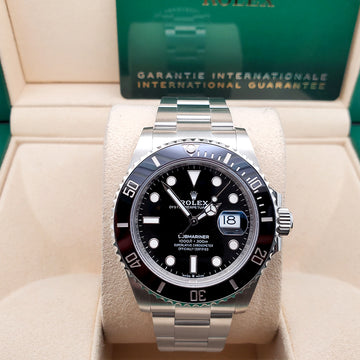 2023 Rolex Submariner Date 126610LN 41mm Black Dial Cerachrom Bezel Steel Watch Box Papers
