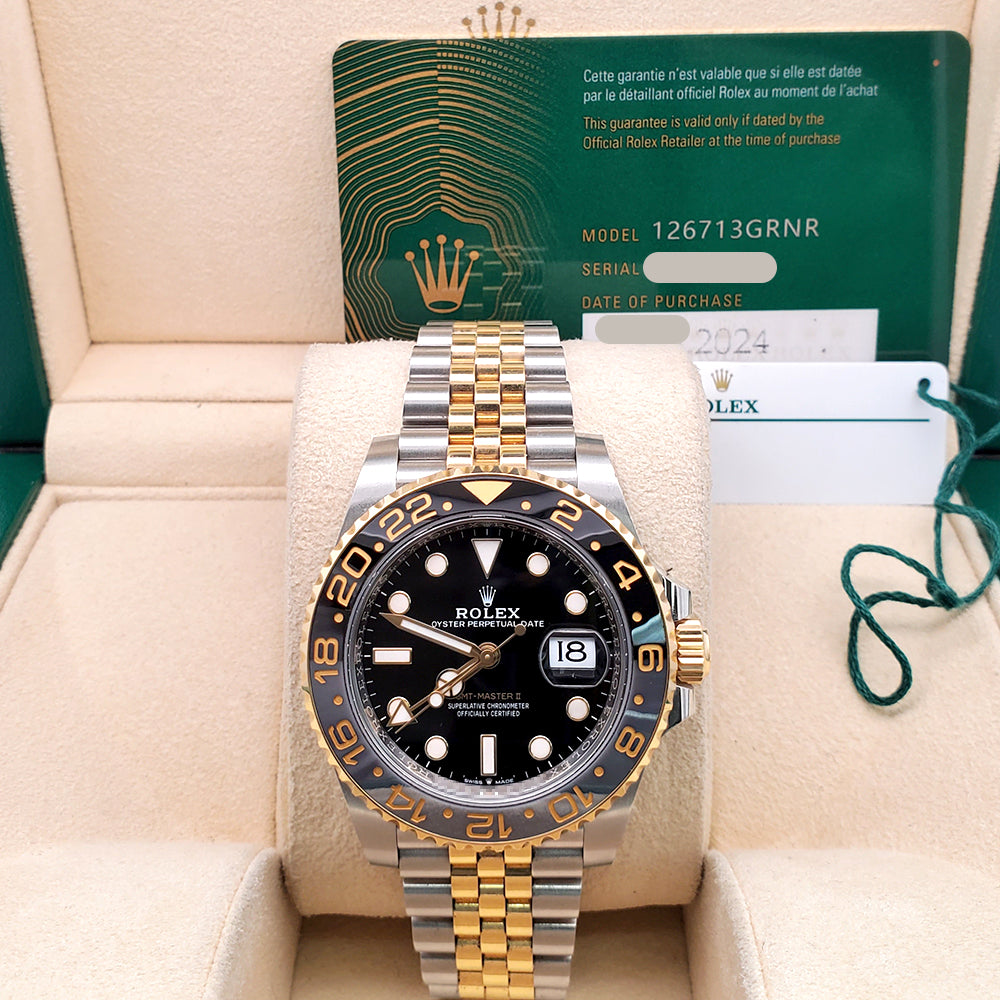 Rolex GMT-Master II 126713GRNR “Zombie” | Black-Grey Bezel