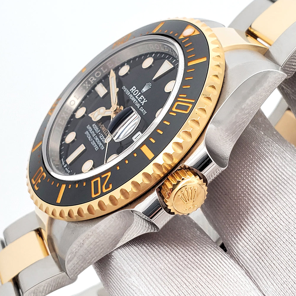 2023 Rolex Sea-Dweller 43mm 126603 Black Ceramic Yellow Gold/Steel Watch Box/Papers/Tag