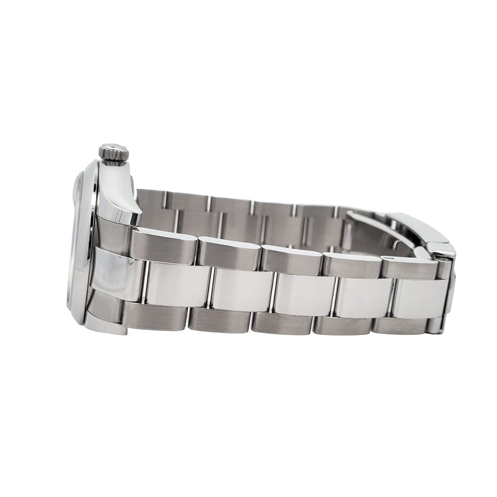 Rolex Datejust 31mm Black Roman Dial Steel Oyster Watch 178240