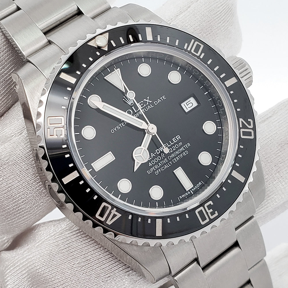 Unworn 2014 Rolex Sea-Dweller 4000 40mm Ceramic Bezel Steel Watch 116600 Box Papers
