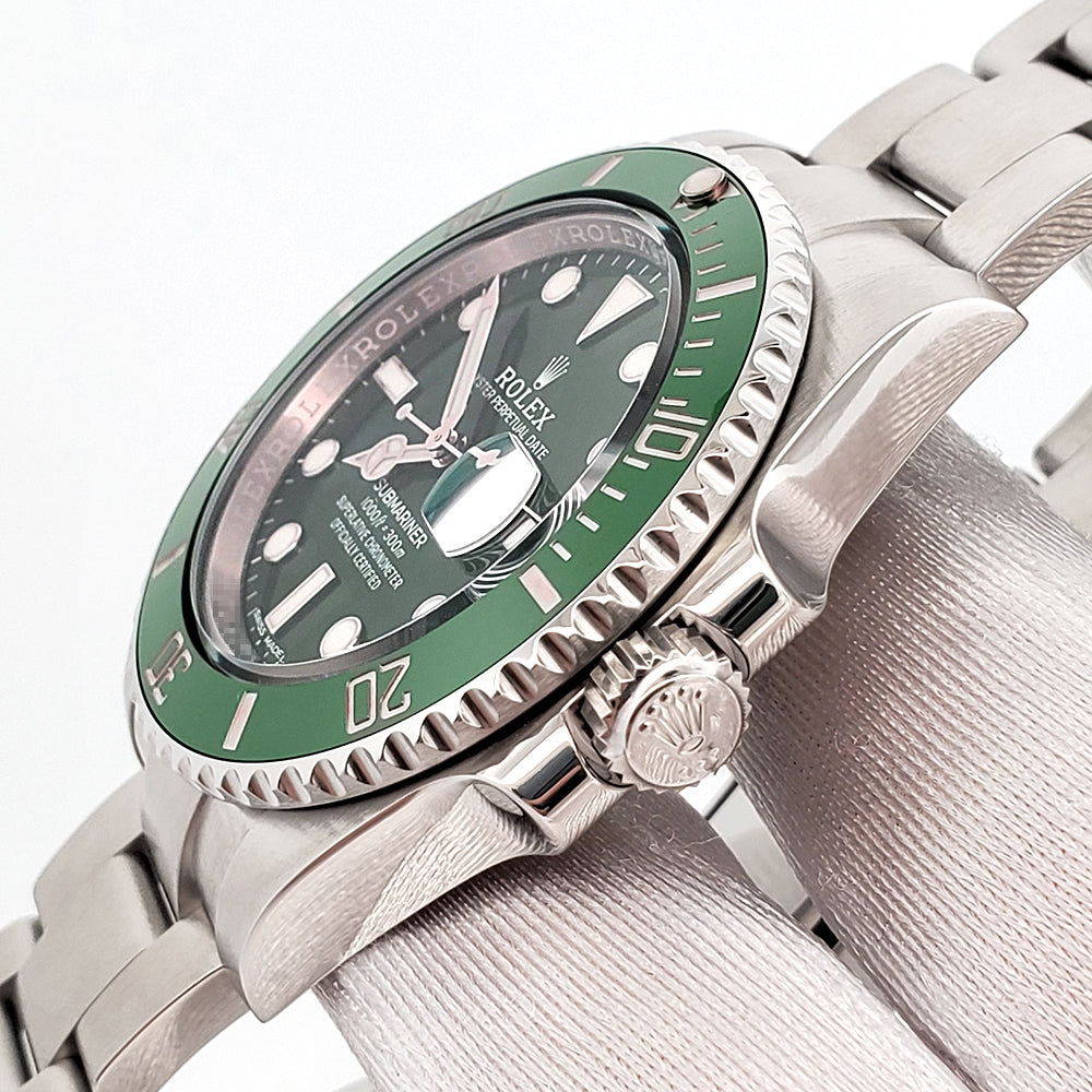 2016 Rolex Submariner "Hulk" Green 40mm Steel Watch 116610LV Box Papers