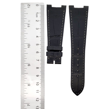 Unworn Patek Philippe 5712 B75 OEM Black Alligator Leather Watch Strap 