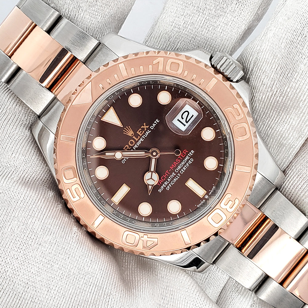 Rolex Yacht-Master 40 126621 Chocolate Dial 2-tone Everose Gold and Steel