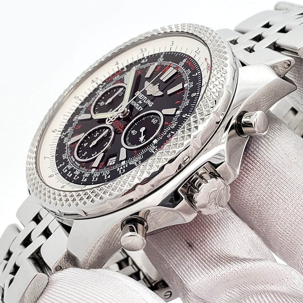 Breitling Bentley Motors Special Edition Steel Mens 49mm Watch A25364