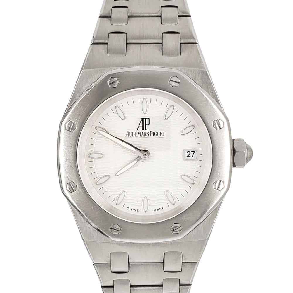 Audemars Piguet Lady Royal Oak 33mm Silver Dial Steel Quartz Watch 67600ST