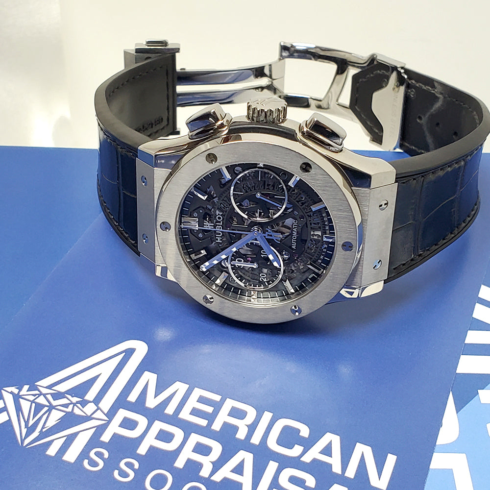 Hublot Classic Fusion Chronograph Aerofusion 45mm Skeleton Dial 525.NX.0170.LR Watch