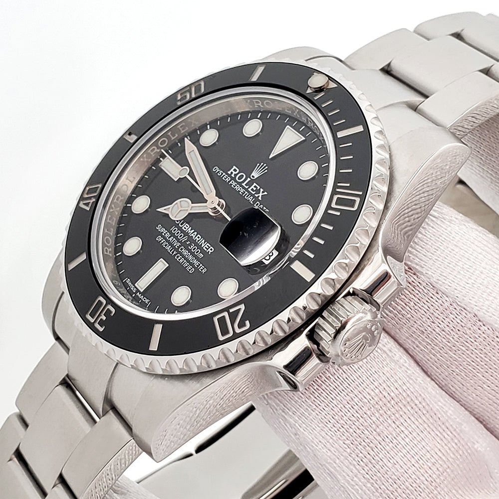 Rolex Submariner Date 40mm Black Dial Steel Watch 116610LN Box Papers