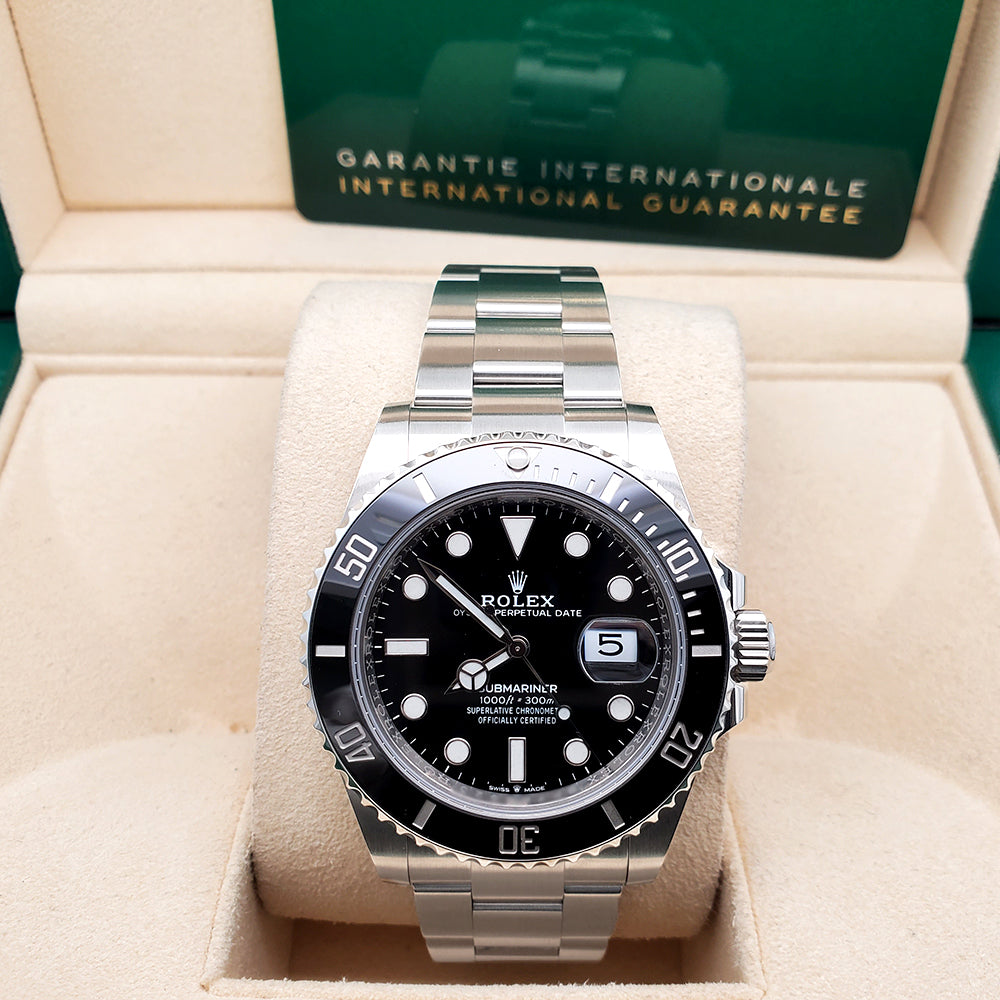 Rolex Submariner Date 126610LN 41mm Black Dial Cerachrom Bezel Steel Watch 2022 Box Papers