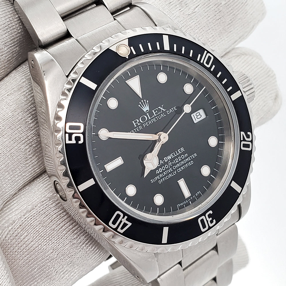 Rolex Sea-Dweller 40mm Black Dial Oyster Stainless Steel Watch 16600