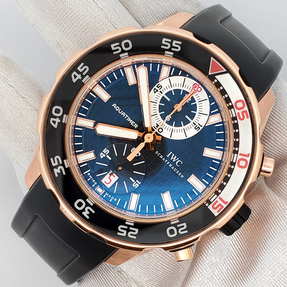 IWC Aquatimer Rose Gold Chronograph 44mm Watch IW376903