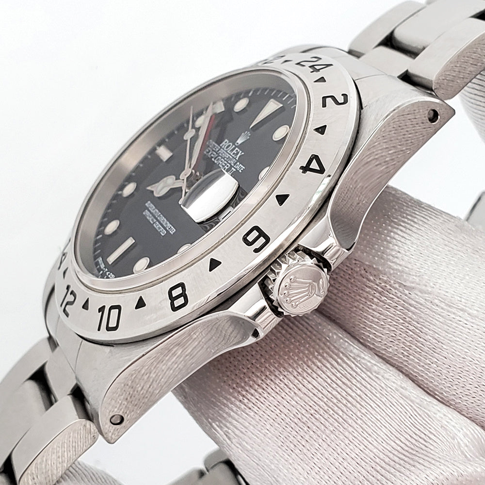 Rolex Explorer II 40mm Black Dial Steel Oyster Watch 16570 With Tag