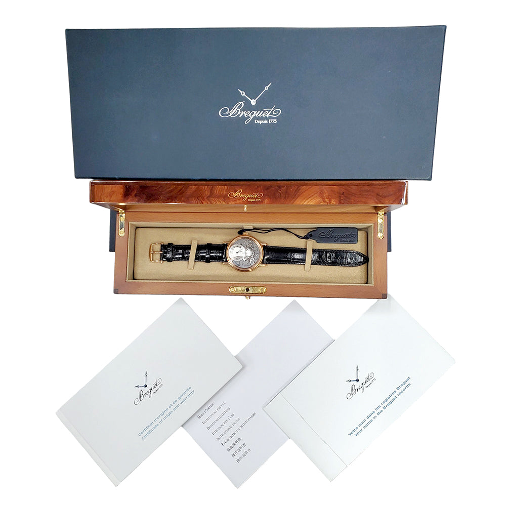 2019 Mint Breguet Skeleton Tradition Retrograde Rose Gold 40mm 7097BR/G1/9WU Watch Box/Papers/Tag