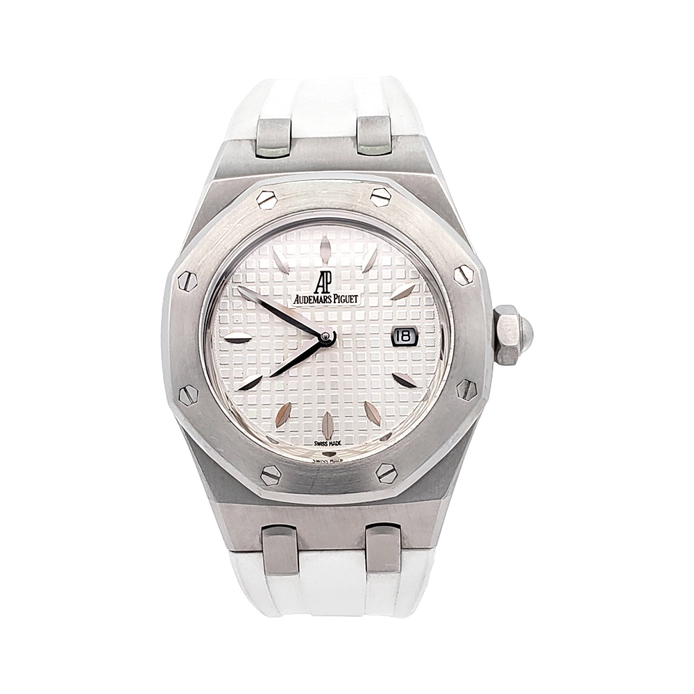 Audemars Piguet Lady Royal Oak 33mm Silver Dial Steel Quartz Watch 67600ST