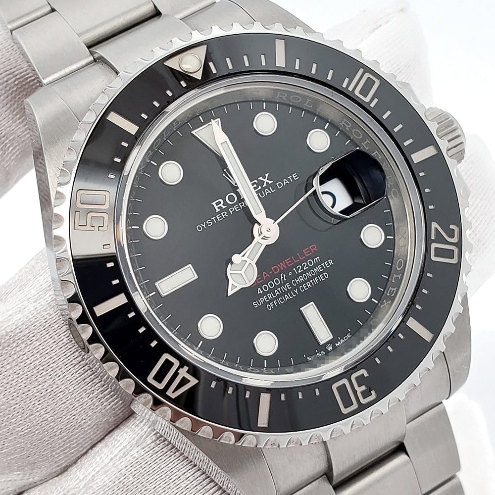 Rolex Sea-Dweller 43mm Stainless Steel Black Dial 50th Anniversary 126600 Box Papers